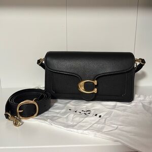 Coach 73995 Tabby 26 2Way Crossbody Shoulder Bag Black Leather